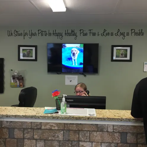 Waterville Veterinary Clinic Waiting Room